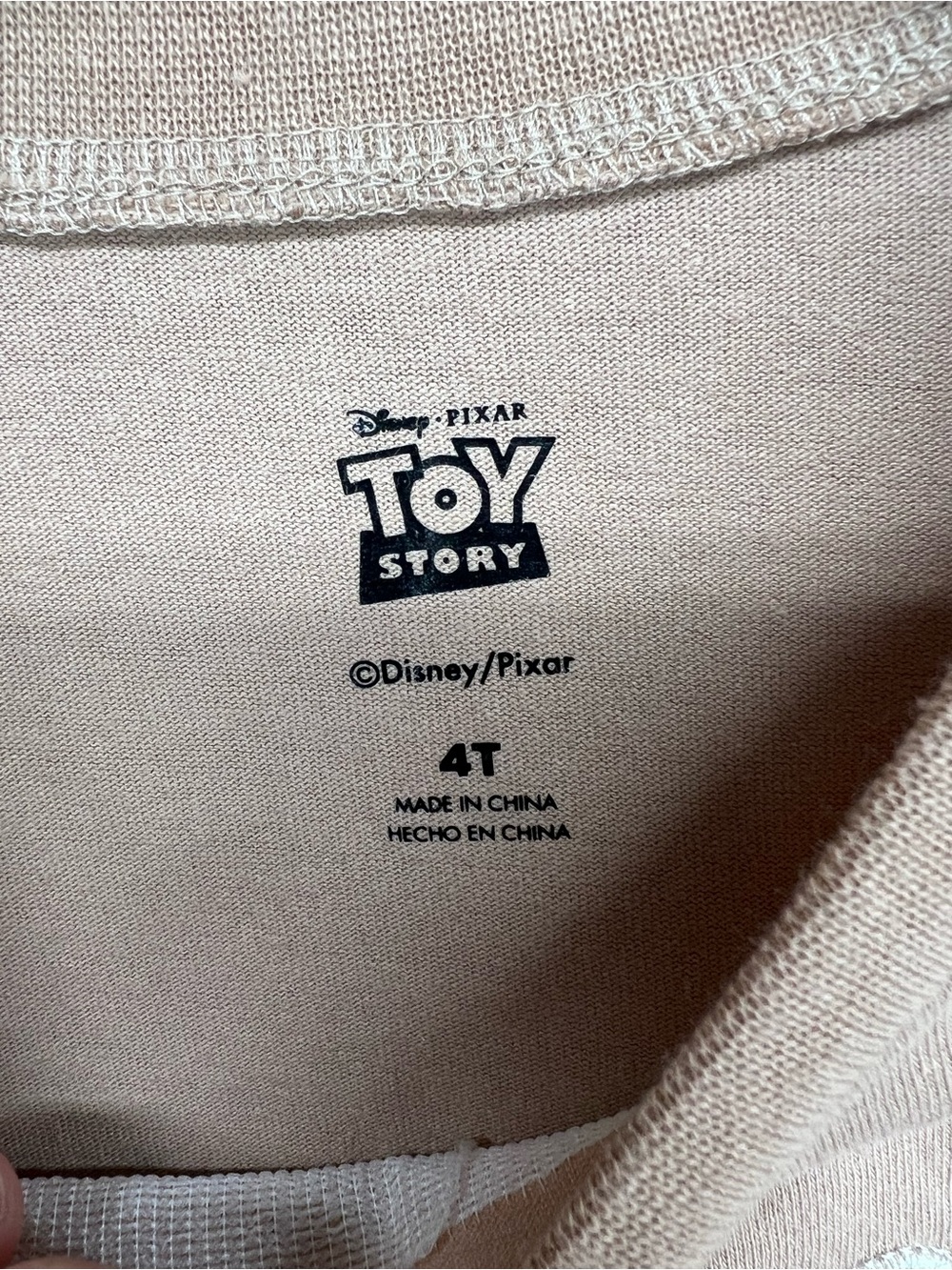 Disney Toy Story Jessie Long Sleeve Tee Embroidered Name and Flowers 4T - Picture 3 of 5